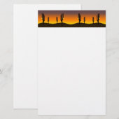 Cactus Flower Briefpapier (Voorkant / Achterkant)