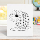 Cactus Flower Coloring Page Poster