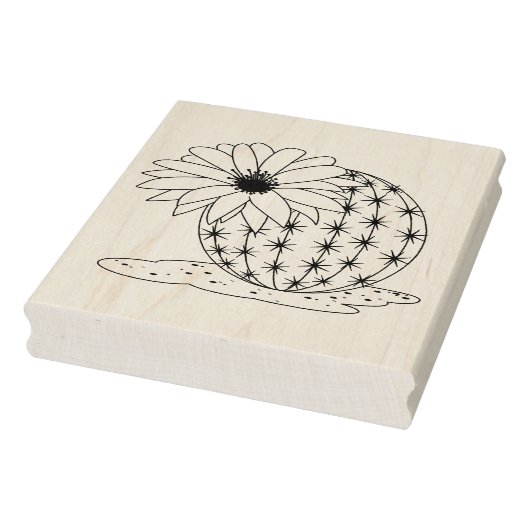Cactus Flower Coloring Page Rubberstempel (Stempel)