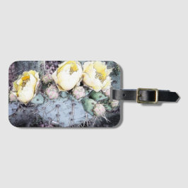 Cactus Flower Digital Ink Bagagelabel