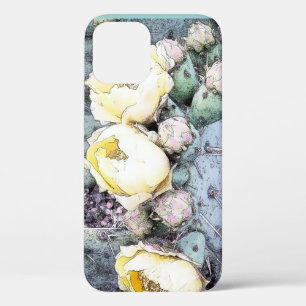 Cactus Flower Digital Ink Case-Mate iPhone Case