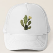 Cactus Flower  Drager Hat Trucker Pet (Voorkant)