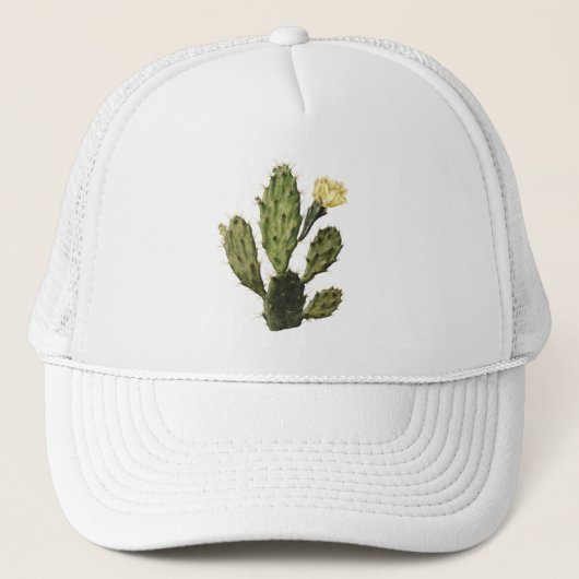 Cactus Flower  Drager Hat Trucker Pet (Voorkant)