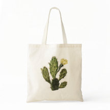 Cactus Flower  Drawing Canvas tas