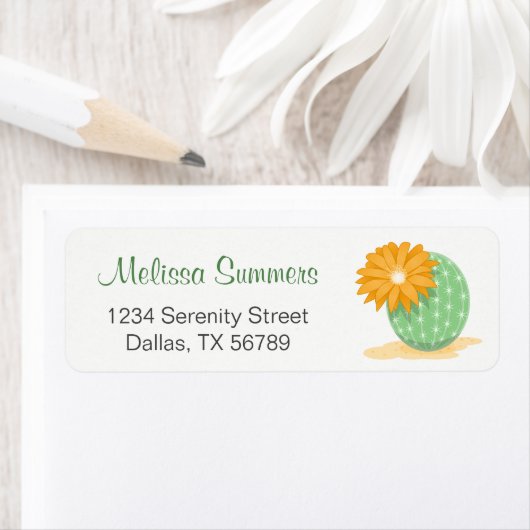 Cactus Flower Etiket (Insitu)