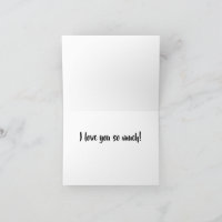 Cactus Flower Folded I Love You Kaart 4x5.6