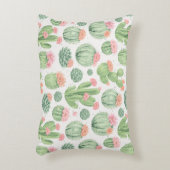 Cactus Flower Garden  Accent Kussen (Voorkant(Verticaal))