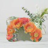 Cactus Flower Kaart (Staand voorkant)