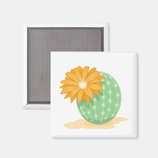 Cactus Flower Magneet (Voorkant / Achterkant)