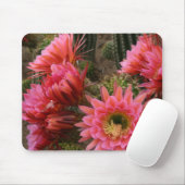 Cactus flower mousepad muismat (Met muis)