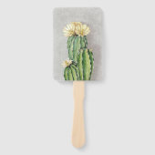 Cactus Flower Painting Handwaaier (Voorkant)