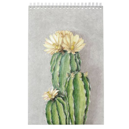 Cactus Flower Painting Kalender (Hoes)