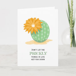 Cactus Flower - Pricky Dingen Quote Kaart