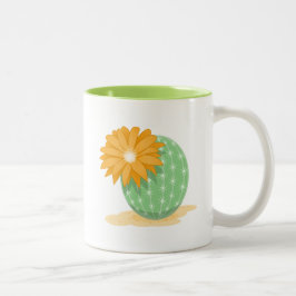Cactus Flower - Pricly Dingen Quote Tweekleurige Koffiemok