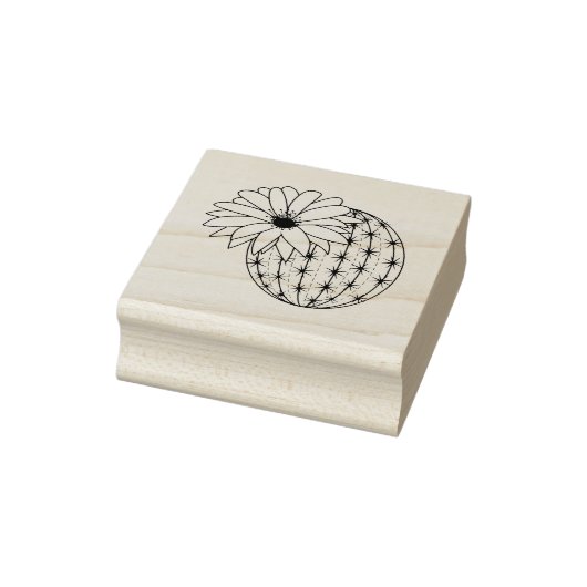 Cactus Flower Rubberstempel (Stempel)