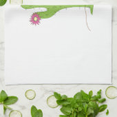 Cactus Flower Theedoek (Gevouwen)