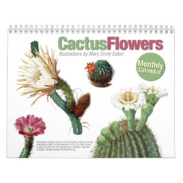 Cactus Flowers Agenda Kalender