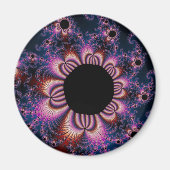 Cactus Flowers - Fractal Magneet (Voorkant)