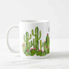 Cactus Flowers Green Pink Text Desert Keepomwille  Koffiemok
