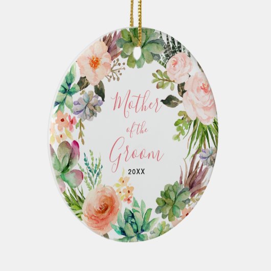 Cactus Flowers Moeder van het Groom Ornament (Rechts)