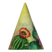 Cactus Flowers Party Pet Feesthoedjes (Rechts)