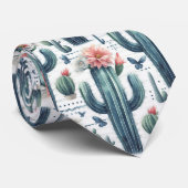 Cactus Flowers Stropdas (Opgerold)