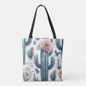 Cactus Flowers Tote Bag (Achterkant)