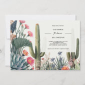 CACTUS FOLIAGE BABY SHOWER KAART (Voorkant)