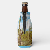 Cactus forest Custom Bottle Cooler (Fles Achterkant)