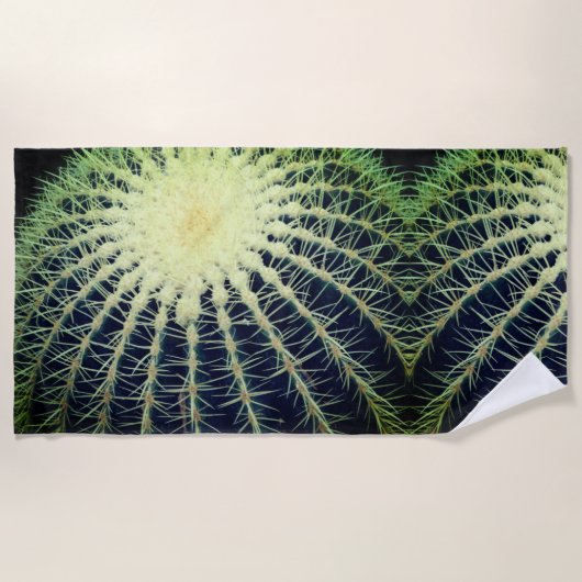 Cactus fotografie strandlaken (Voorkant)