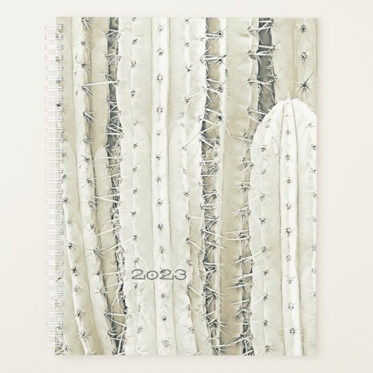 CACTUS Fotokunst JAAR Neutraal Modern Desert Fun Planner (Voorkant)