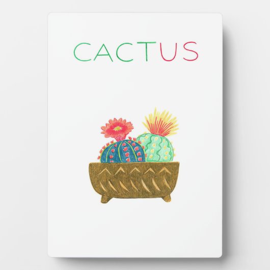 Cactus Fotoplaat (voorkant)