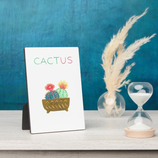 Cactus Fotoplaat (Zijkant)
