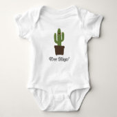 Cactus Free Hugs | Baby Bodysuit (Voorkant)