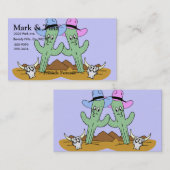 Cactus Friends set Visitekaartje (Voorkant / Achterkant)