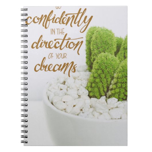 Cactus gaat vertrouwelijk notitieboek (Voorkant)