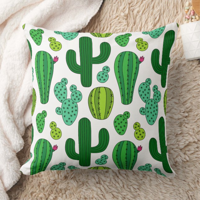 Cactus Garden 20x20 Sierkussen (Deken)