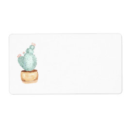 Cactus Garden | Adres Waterverf Etiket