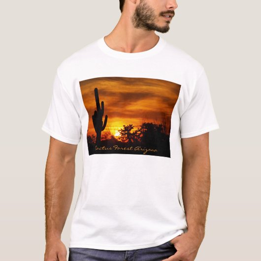 Cactus Garden Arizona T-shirt (Voorkant)