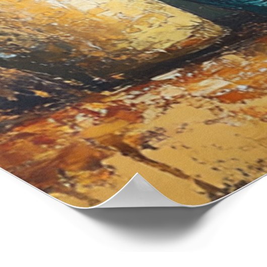 Cactus Garden in potten Poster (Hoek)