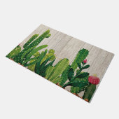 Cactus Garden Mat, Funny Cacti Home Doormat Decor Deurmat (Schuin)