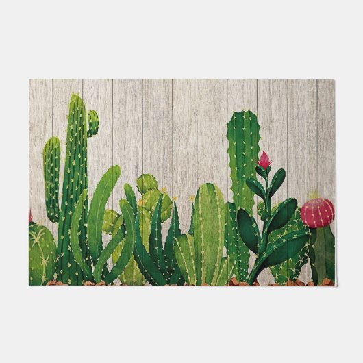 Cactus Garden Mat, Funny Cacti Home Doormat Decor Deurmat (Voorkant)
