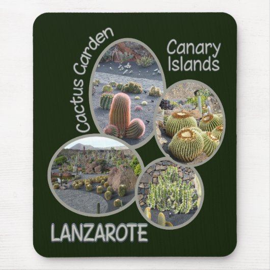 Cactus Garden mousepad Muismat (Voorkant)