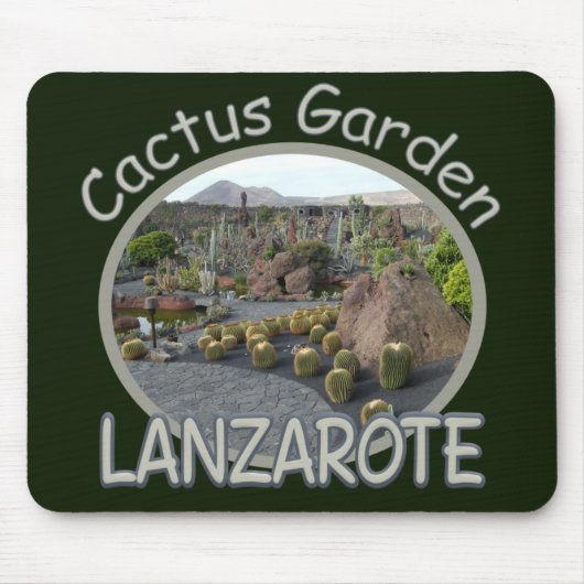 Cactus Garden mousepad Muismat (Voorkant)