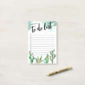 Cactus Garden persoonlijke lijst van taken Post-it® Notes (Op bureau)