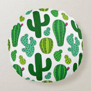 Cactus Garden Rond Kussen