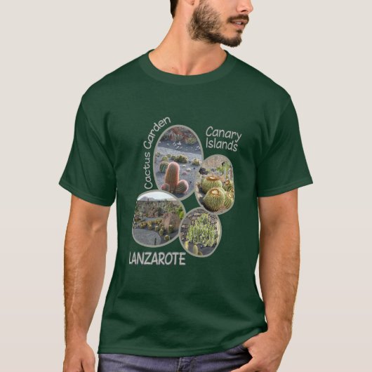 Cactus Garden shirt - kies stijl en kleur (Voorkant)