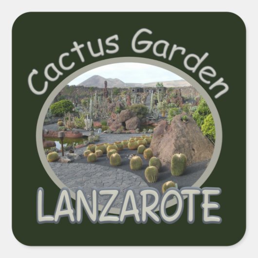 Cactus Garden stickers (Voorkant)
