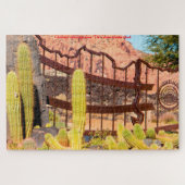 Cactus Garden Utah.kerstgroeten Legpuzzel (Horizontaal)