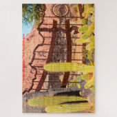 Cactus Garden Utah.kerstgroeten Legpuzzel (Verticaal)